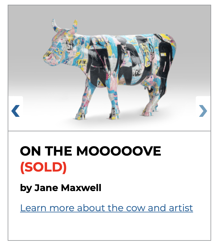 Cow Parade New England — Jane Maxwell